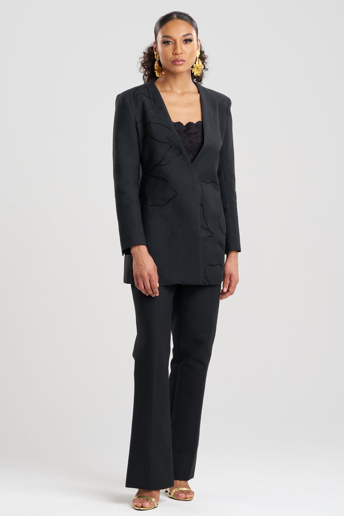 Canvas Cotton Embroidered Jacket