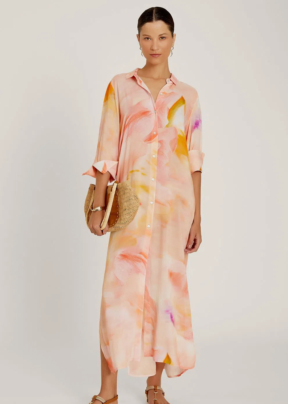 Lenny Chemisier Long Dress with Slit