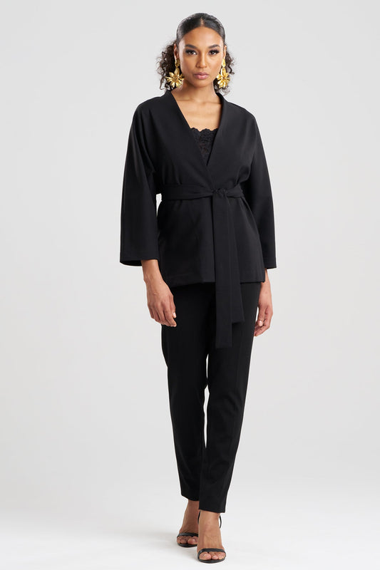Compact Knit Kimono Jacket