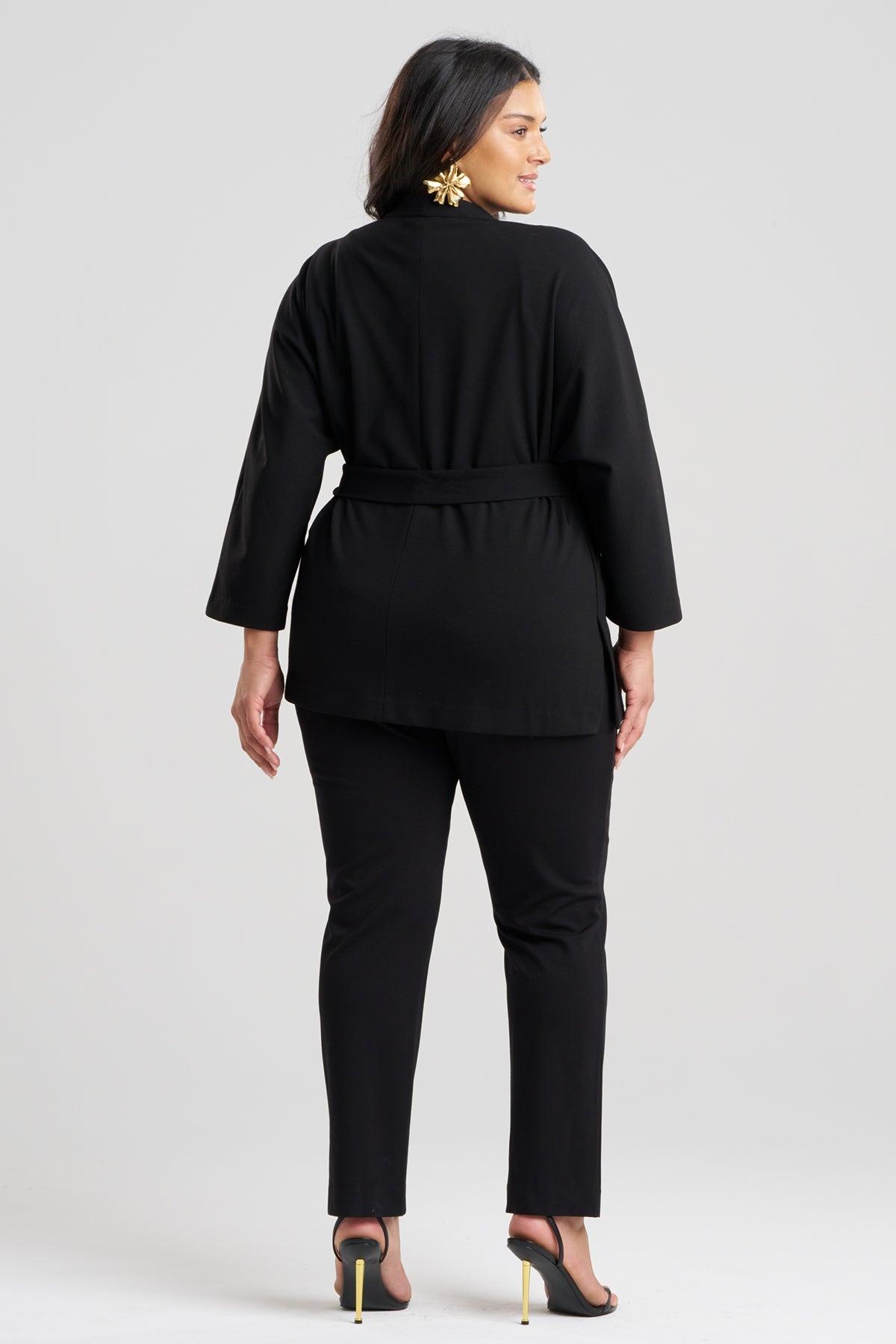 Compact Knit Kimono Jacket