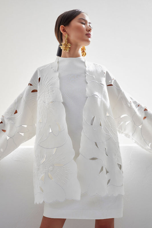 Couture Canvas Embellished Jacket
