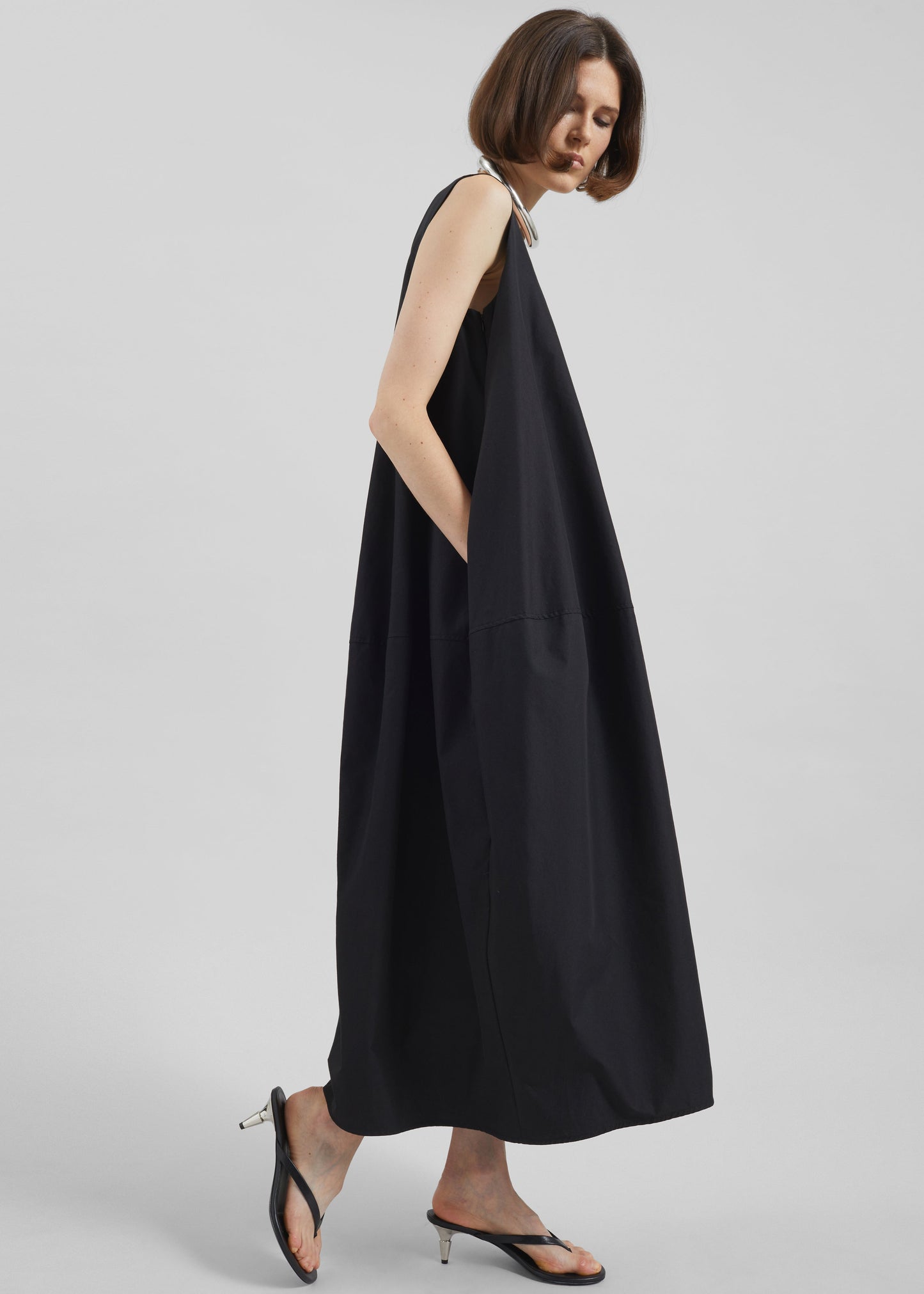 Delane Cocoon Dress - Black