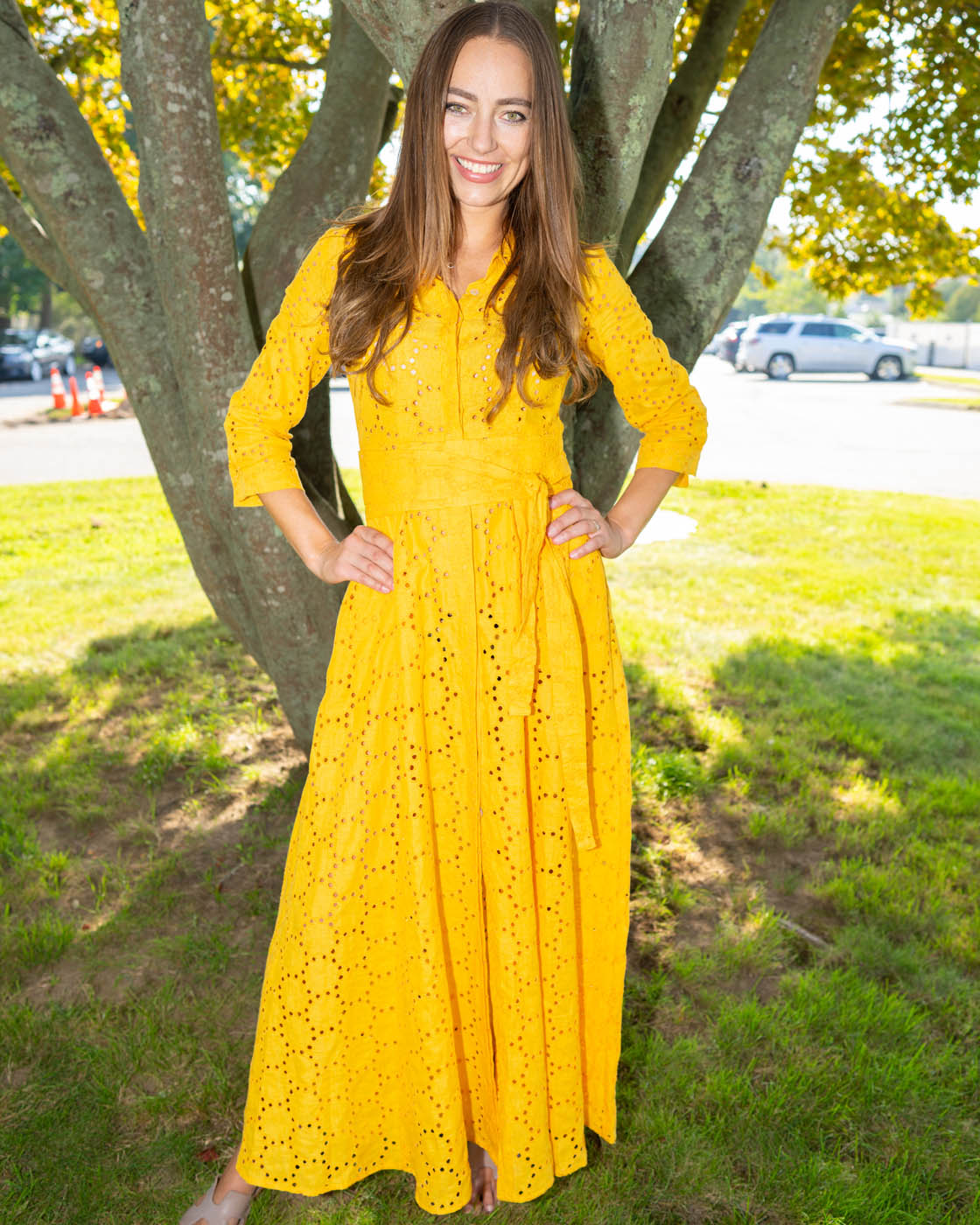 Shirt Dress Eyelet
