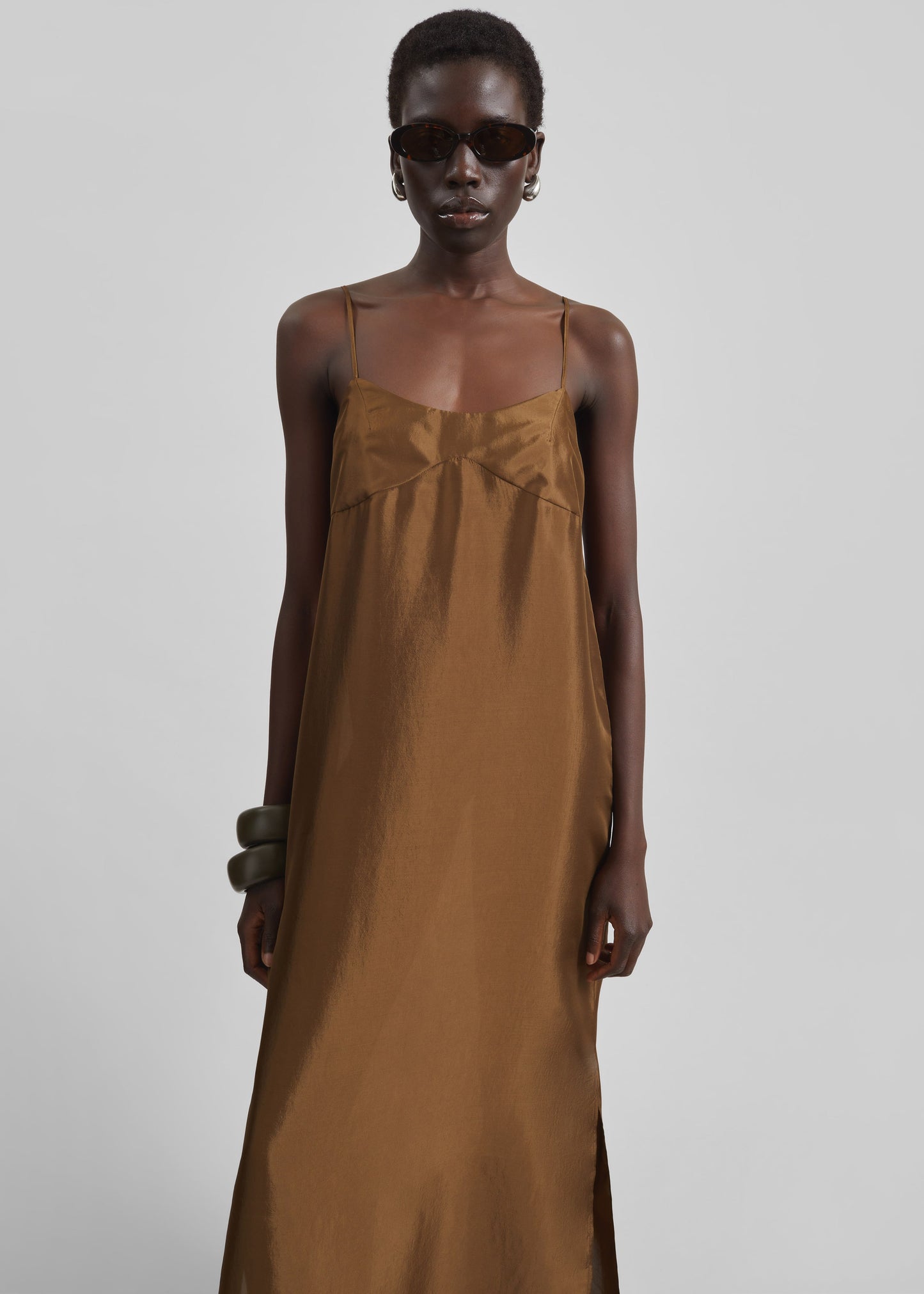 Dylana Sleeveless Maxi Dress - Bronze