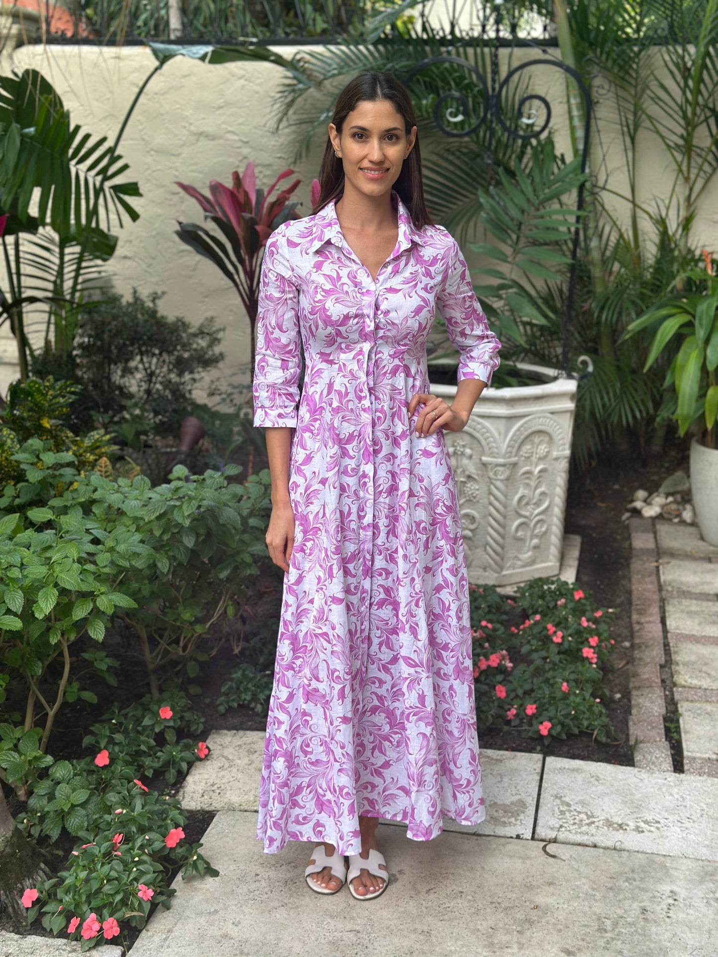 Shirt Dress New Style Linen