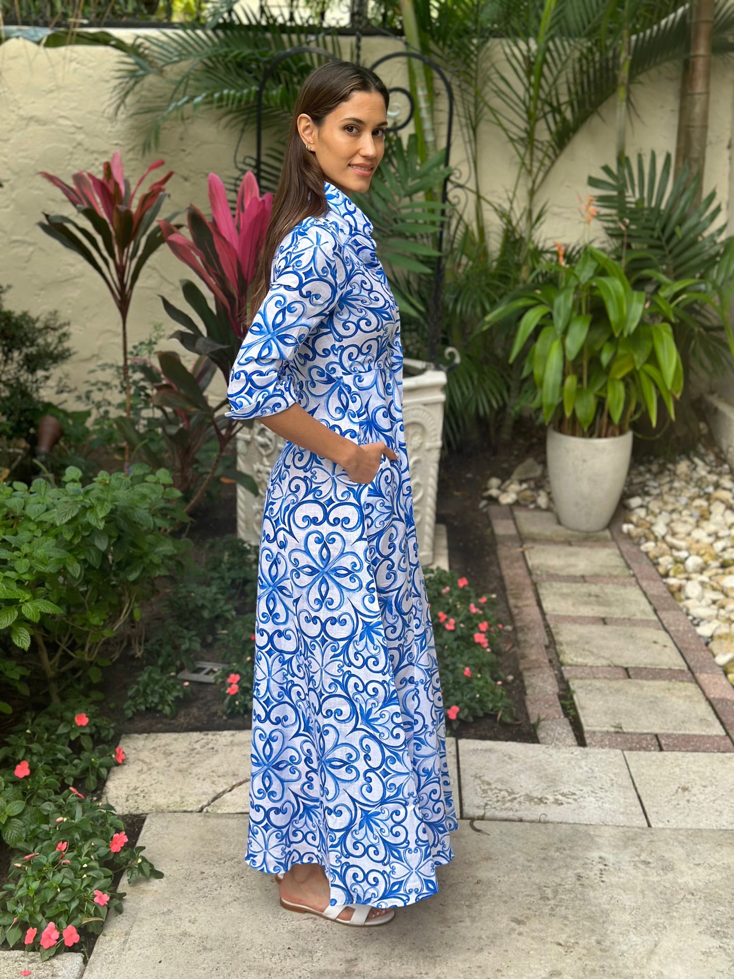 Shirt Dress New Style Linen