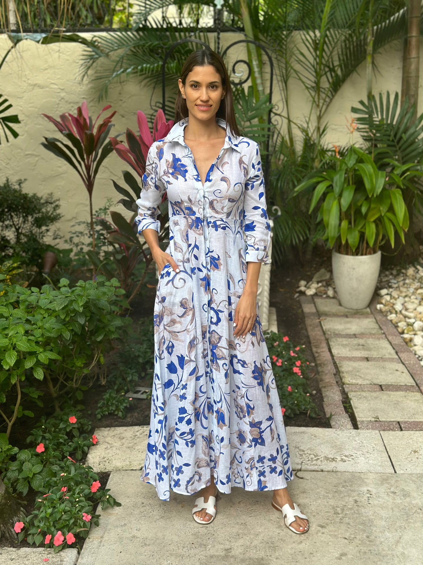 Shirt Dress New Style Linen