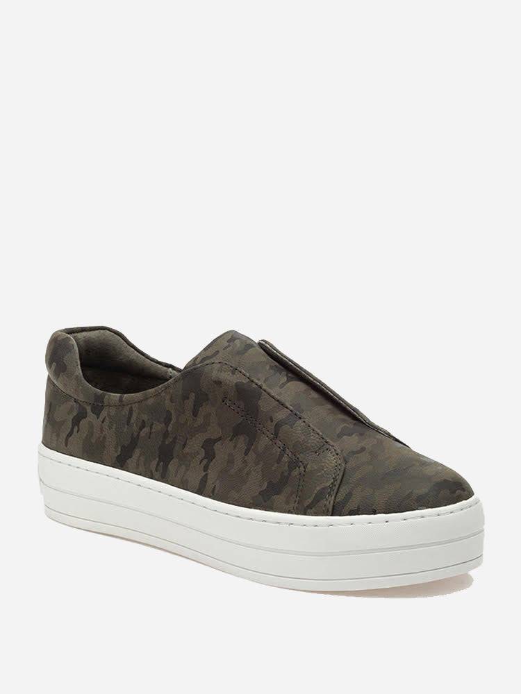 J/Slides Women's Heidi Leather Sneaker