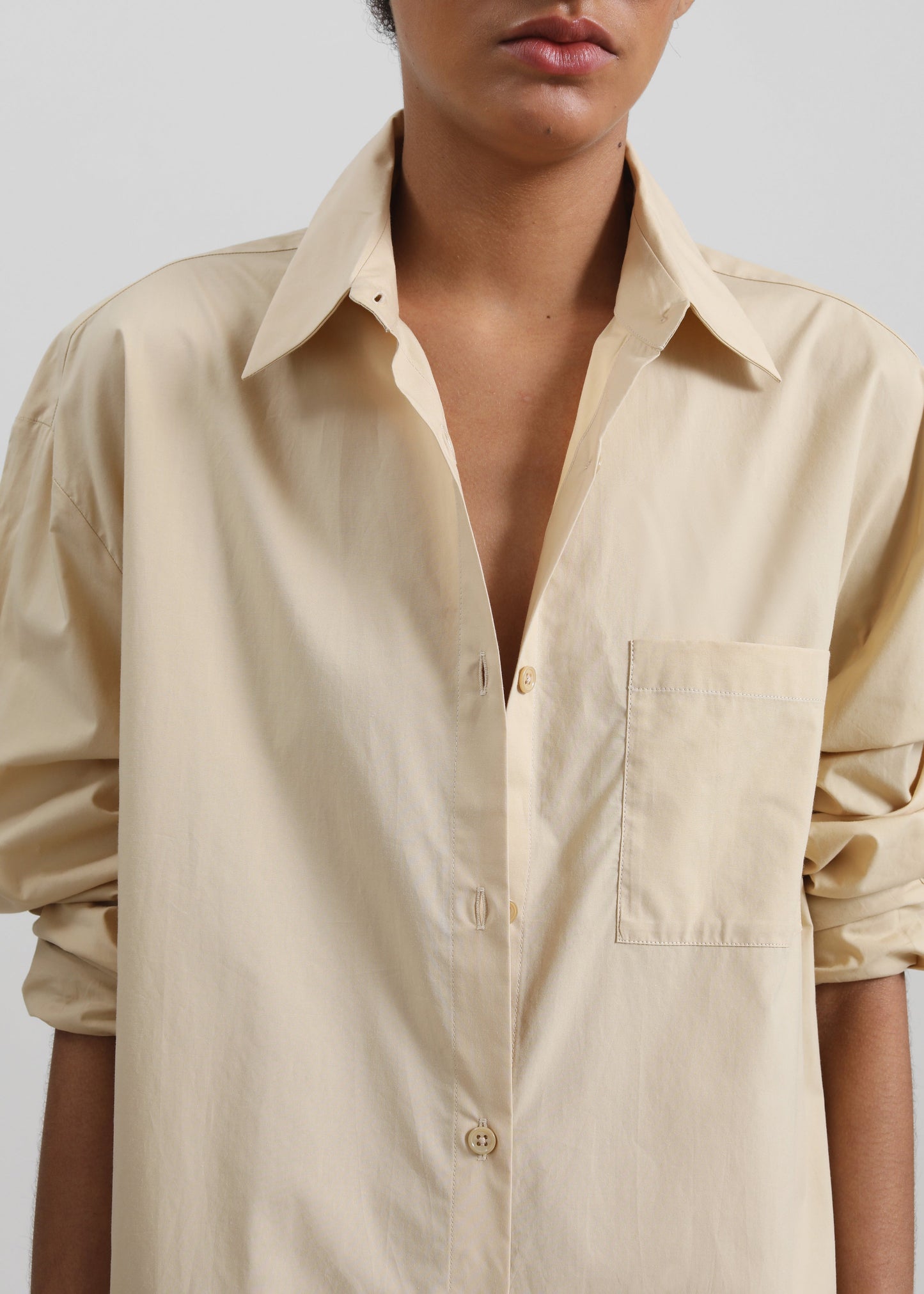 Helena Shirt Dress - Beige