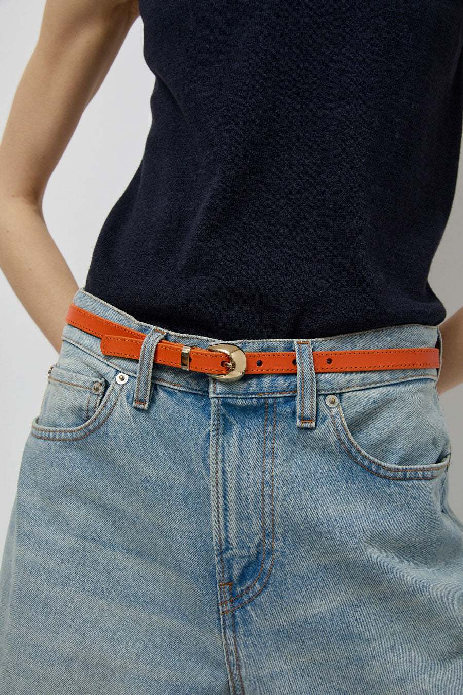 Herbert Frere Soeur La Chatelaine Belt in Orange