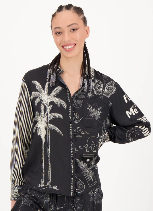 Me369 Isabel Black Magic Shirt