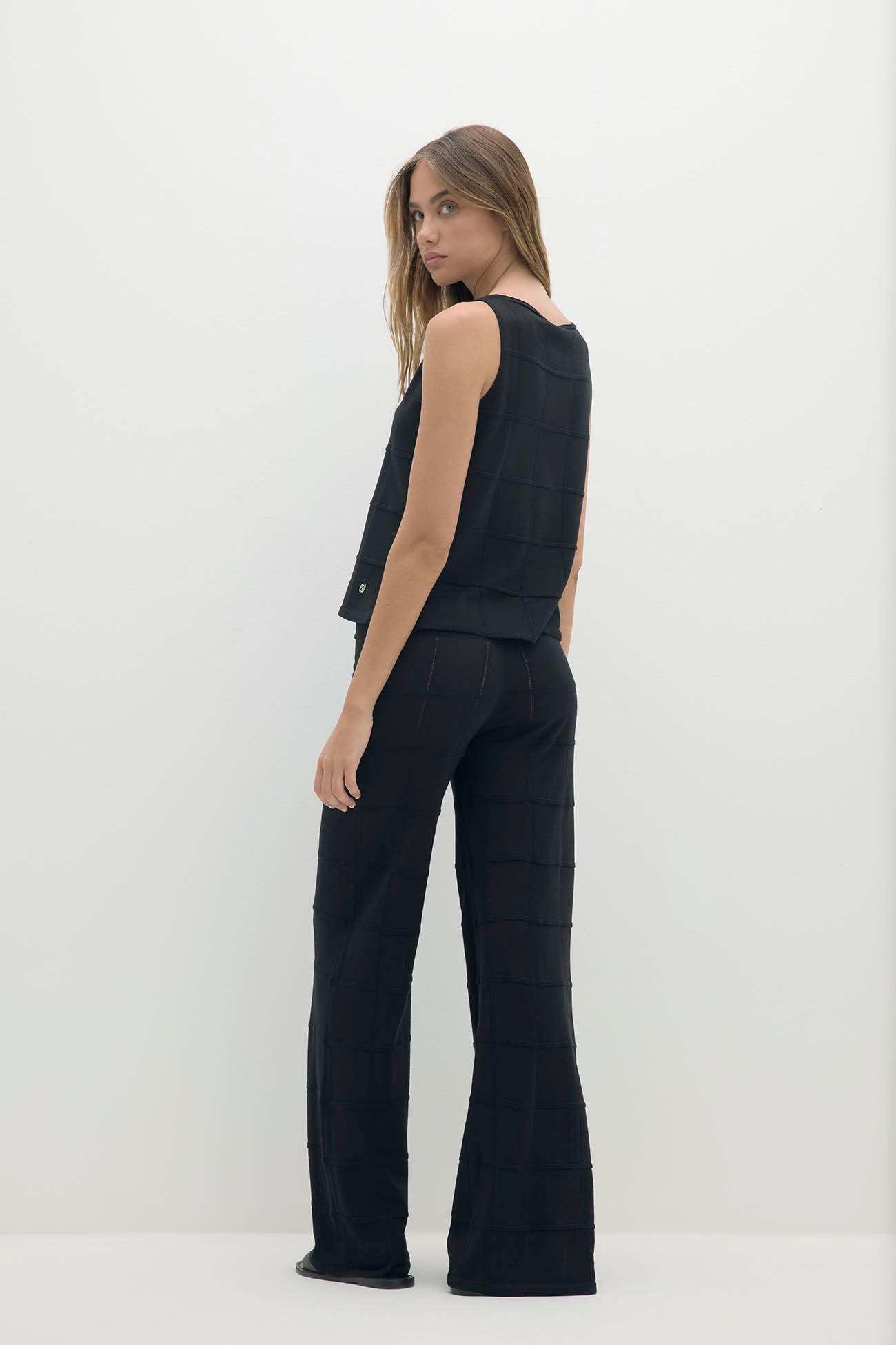 AMALFI MERINO BLEND WIDE-LEG PANT