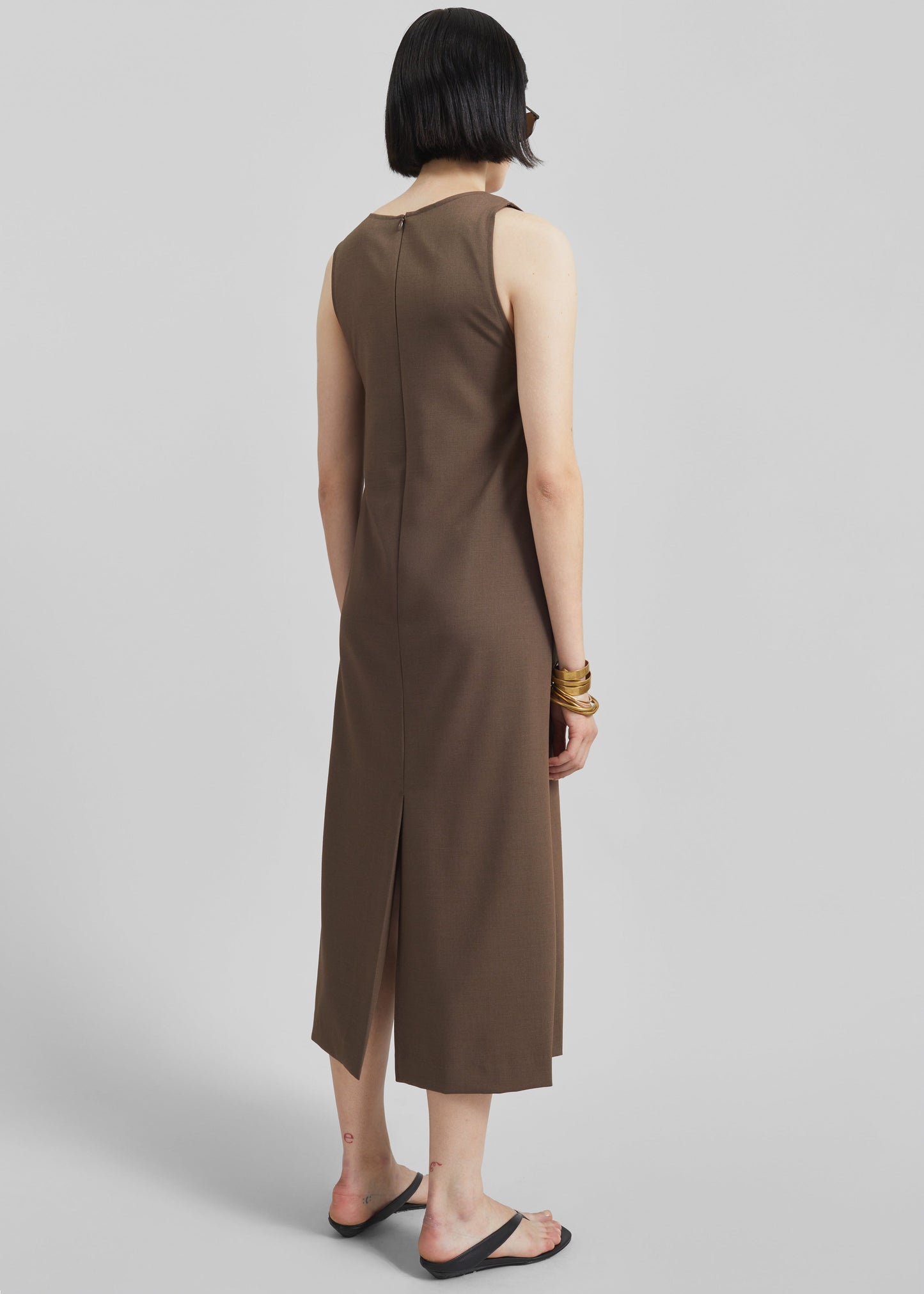 Kenmare Midi Dress - Brown