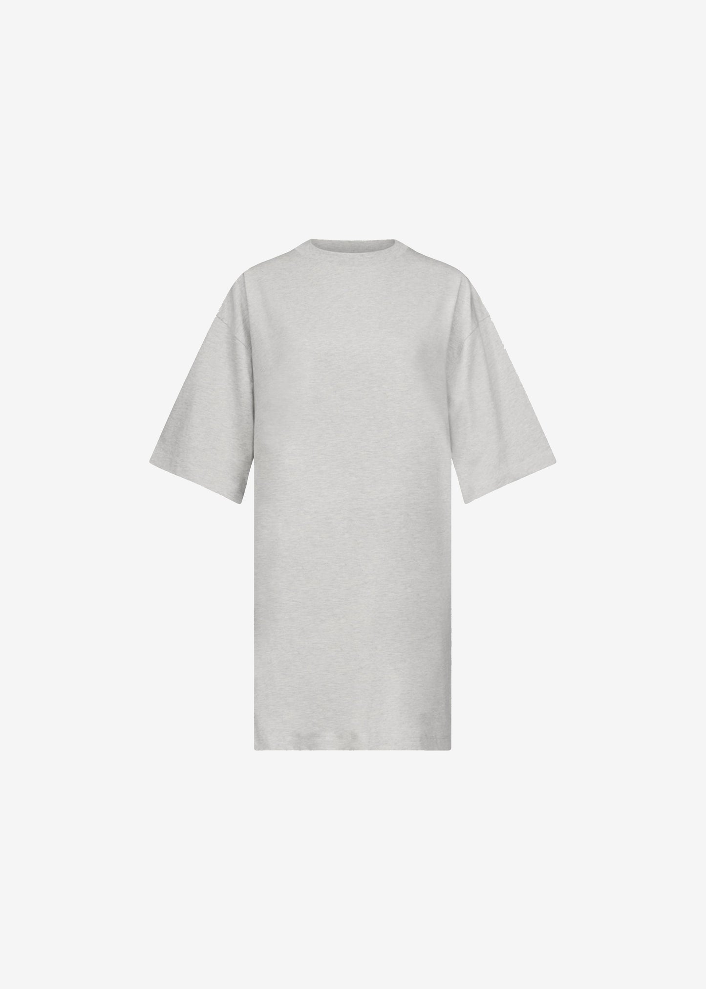 Loulou de Saison Ayaz Oversized T-Shirt Dress - Grey Melange