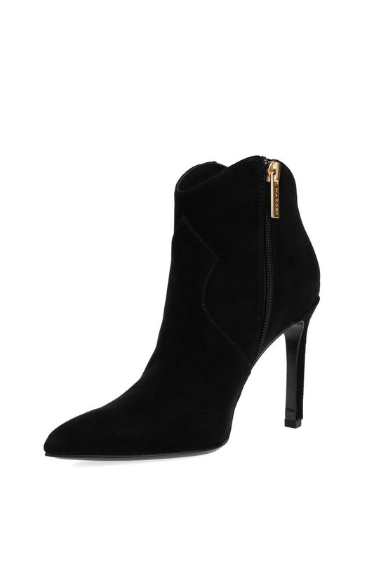 Leiko Suede Heel Bootie