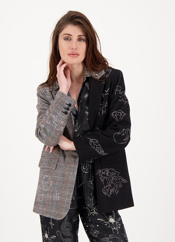 Morgan Jacket Black Check