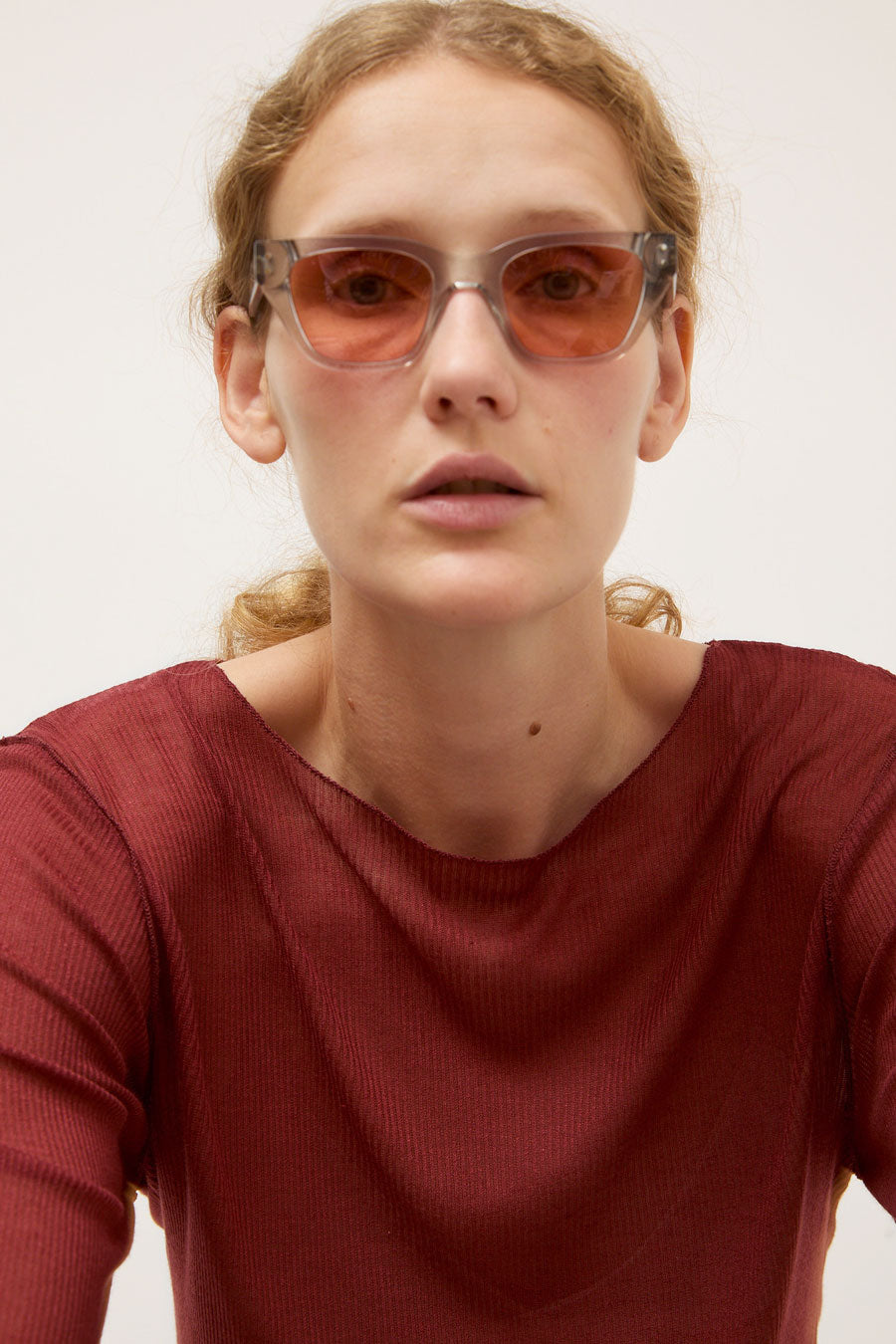 Monokel Memphis Sunglasses in Grey and Orange