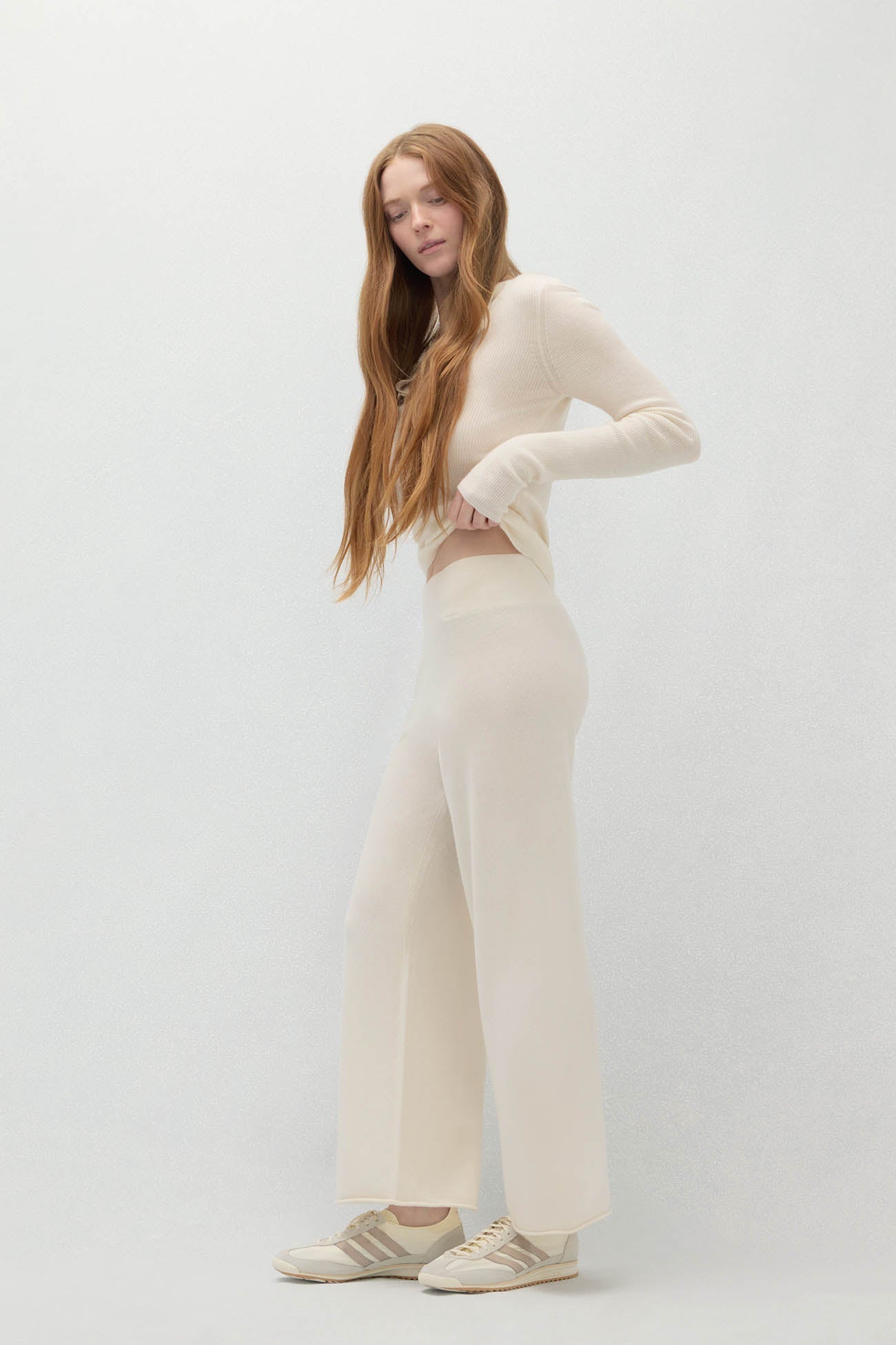 MARINA CROPPED CASHMERE PANT