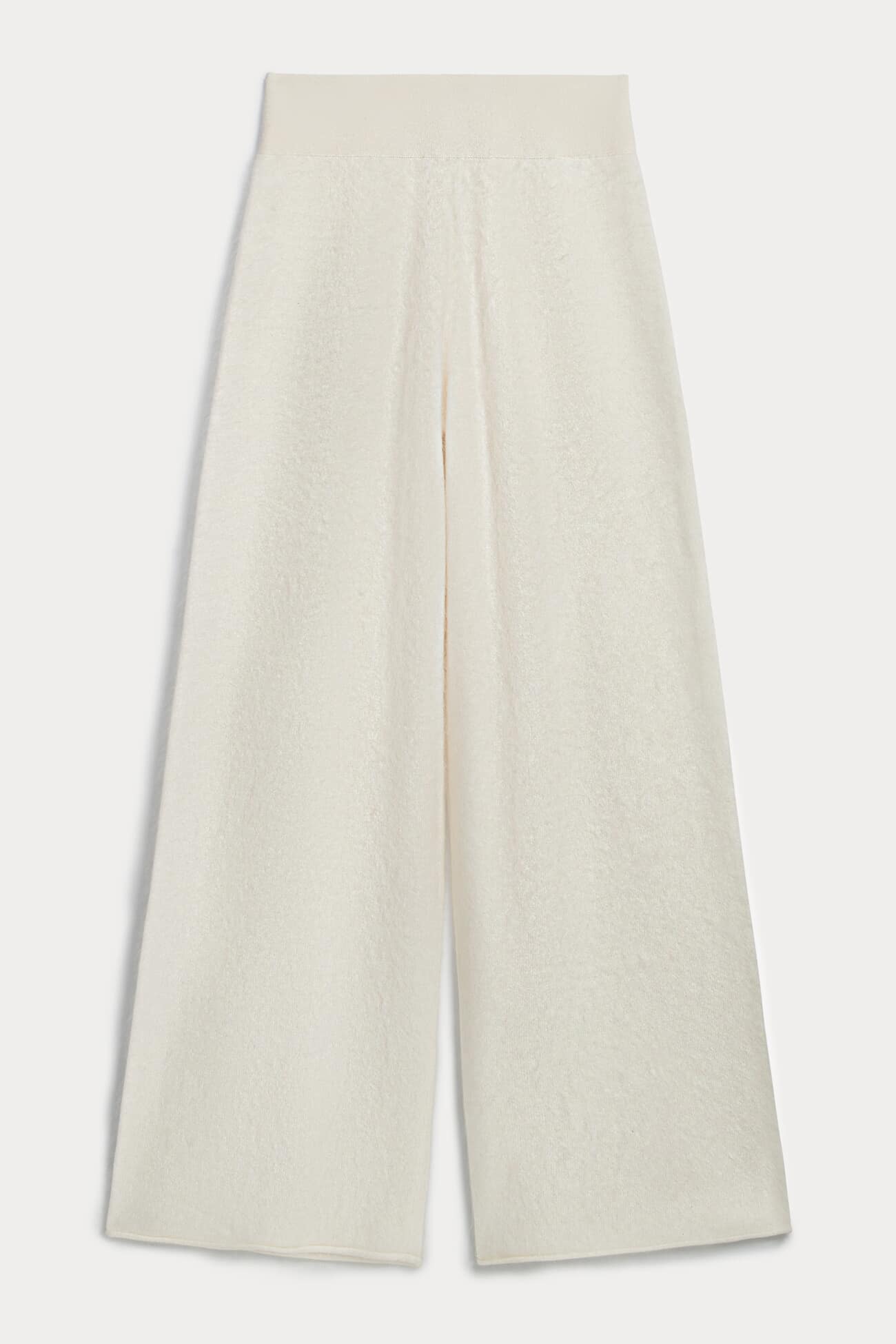 PHILIPA BRUSHED CASHMERE WIDE-LEG PANT