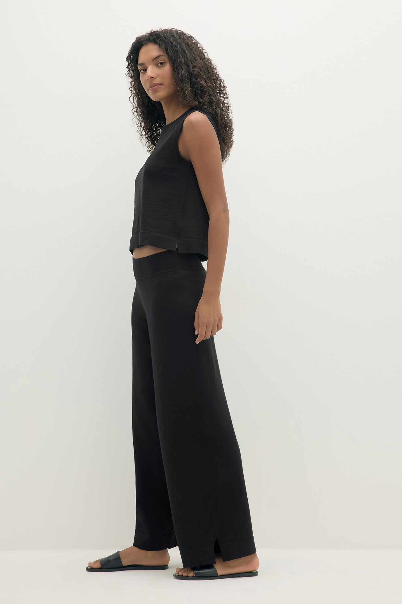 ARIAH COTTON CASHMERE PANT