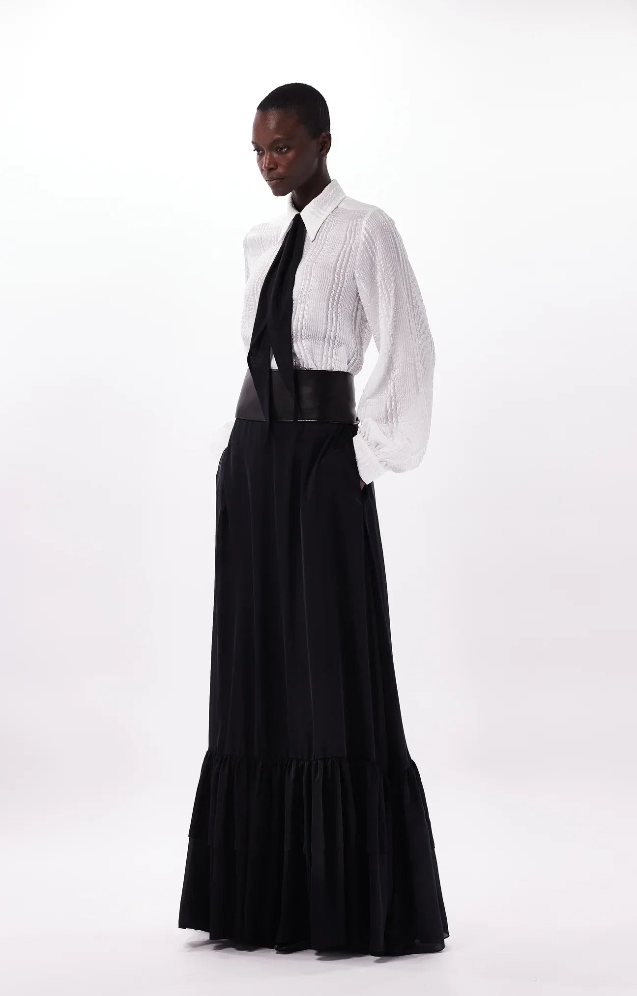 Oud Bruna Shirt Gauffre White