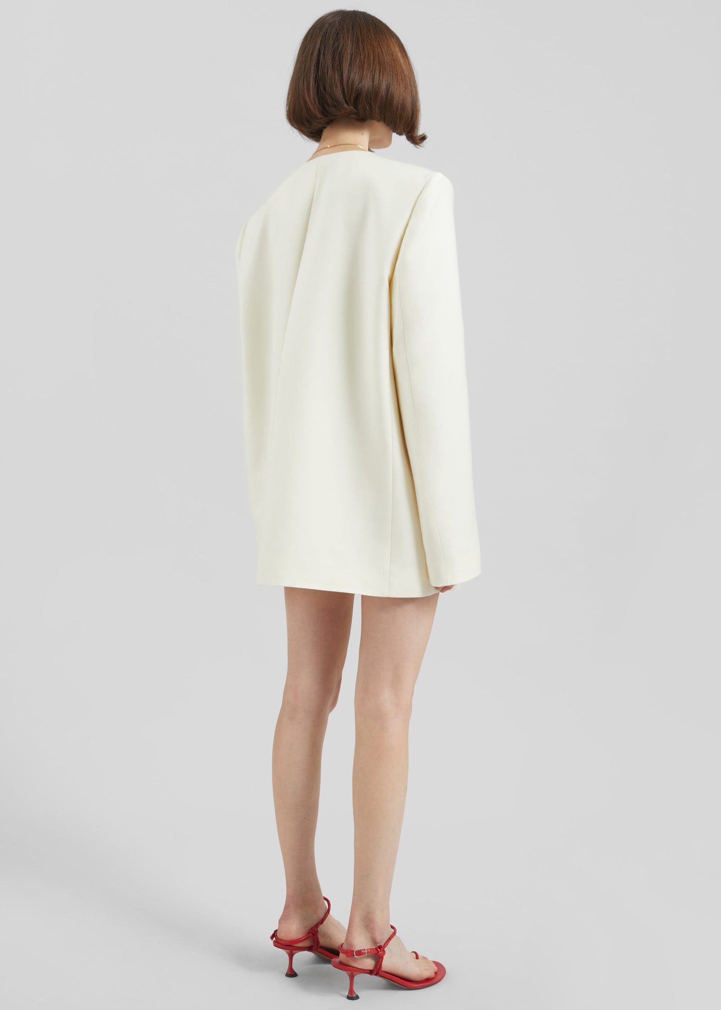 Serra Blazer Dress - Cream