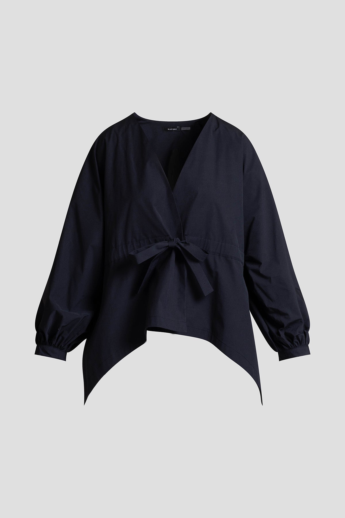 Tech Cotton Taffeta Voluminous Sleeve Jacket