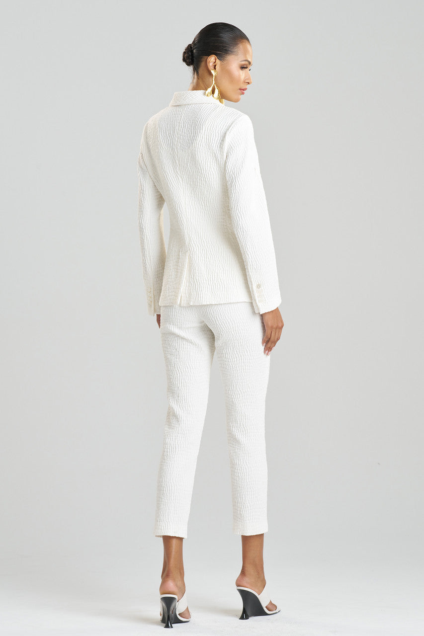Textured Cotton Jacquard Jacket