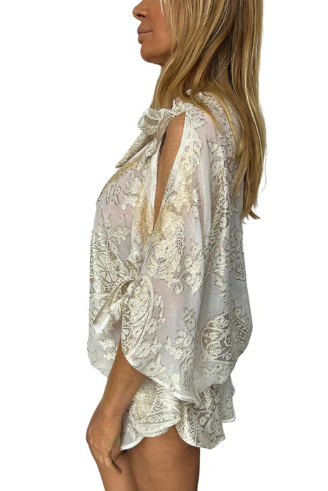 Vanita Rosa  Nanou Poncho Silk