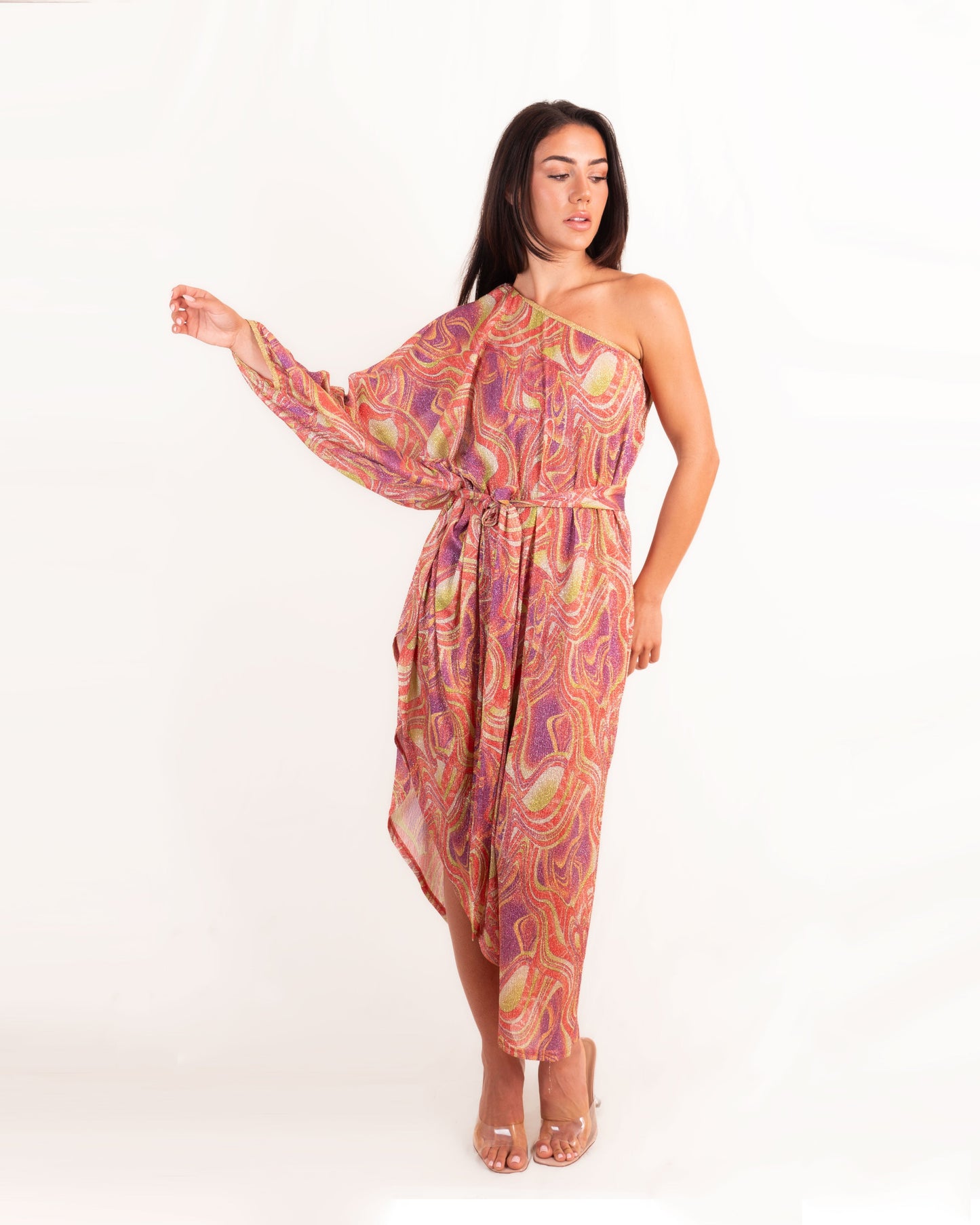Vanita Rosa  Nil Kaftan Long Dress