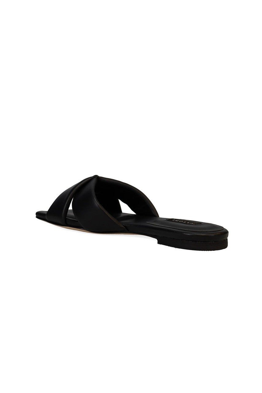 Vitta Nappa Leather Slide Sandals