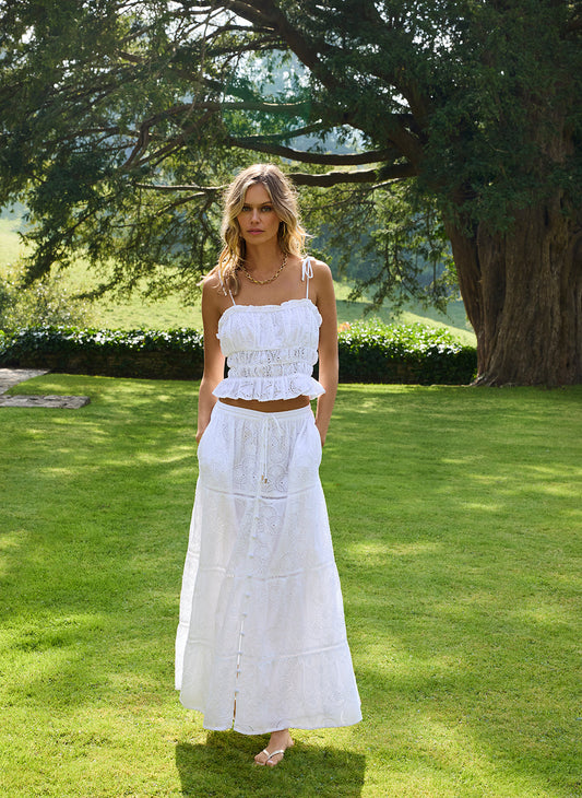Melissa Cinzia White Skirt