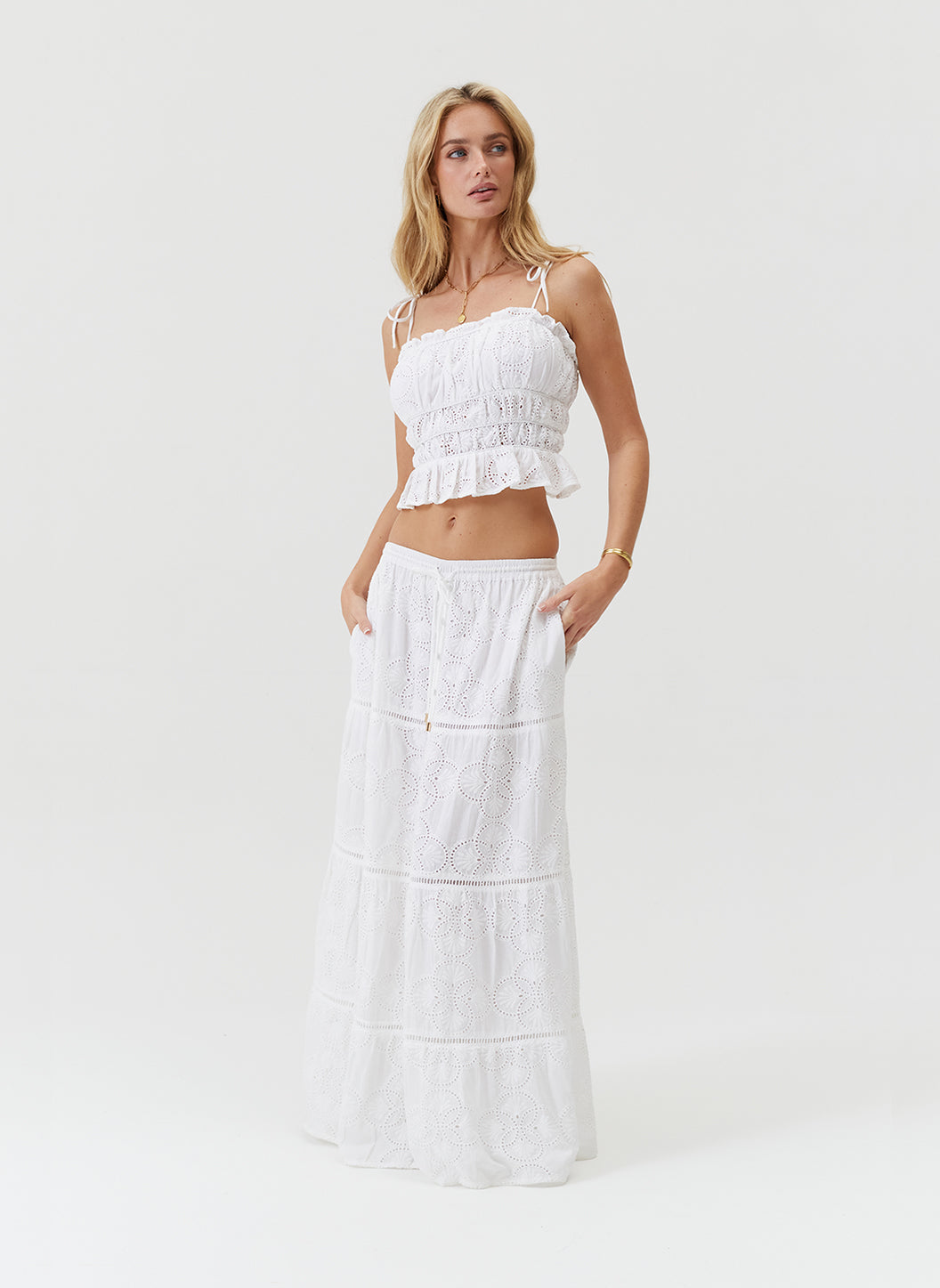 Melissa Cinzia White Skirt