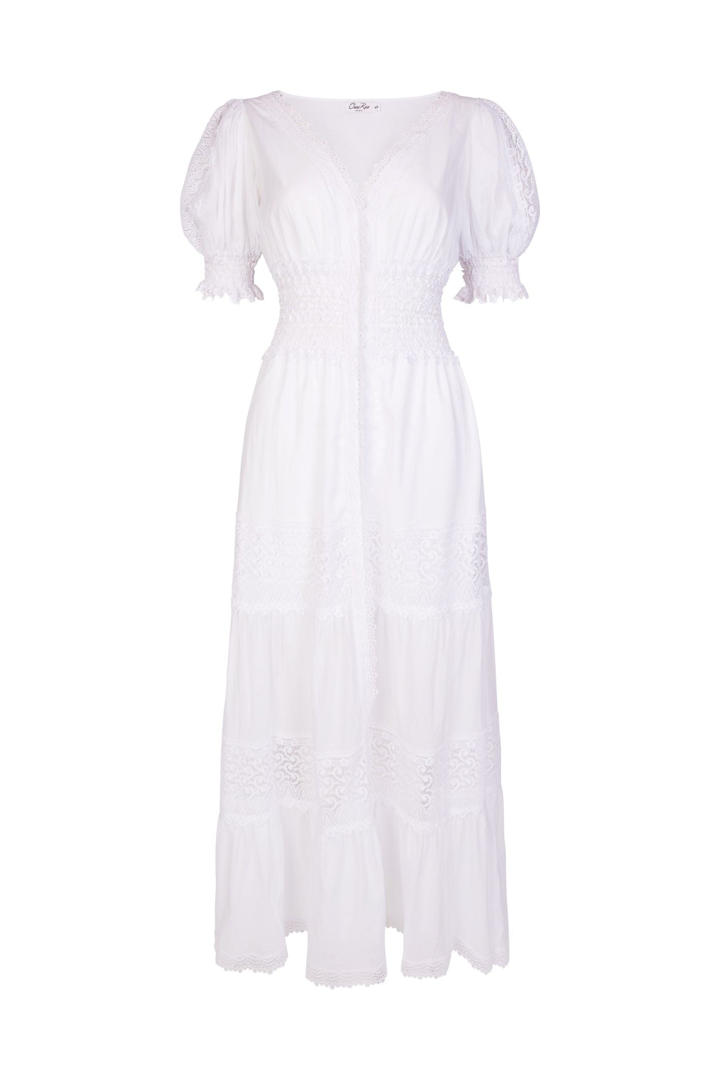 Charo Ruiz Clemence V-Neck Long Dress