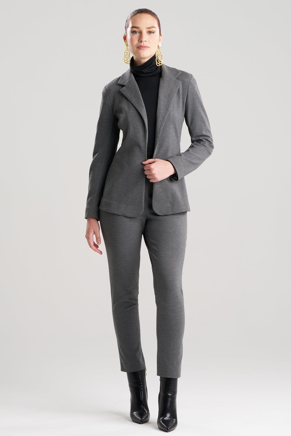 Compact Knit Cardigan Blazer