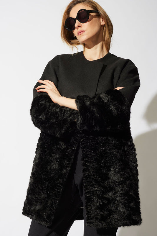 Felt Astrakhan Coat