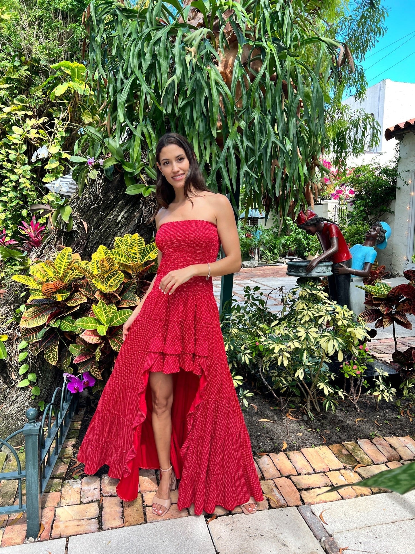 Blanca High Low Dress Cotton