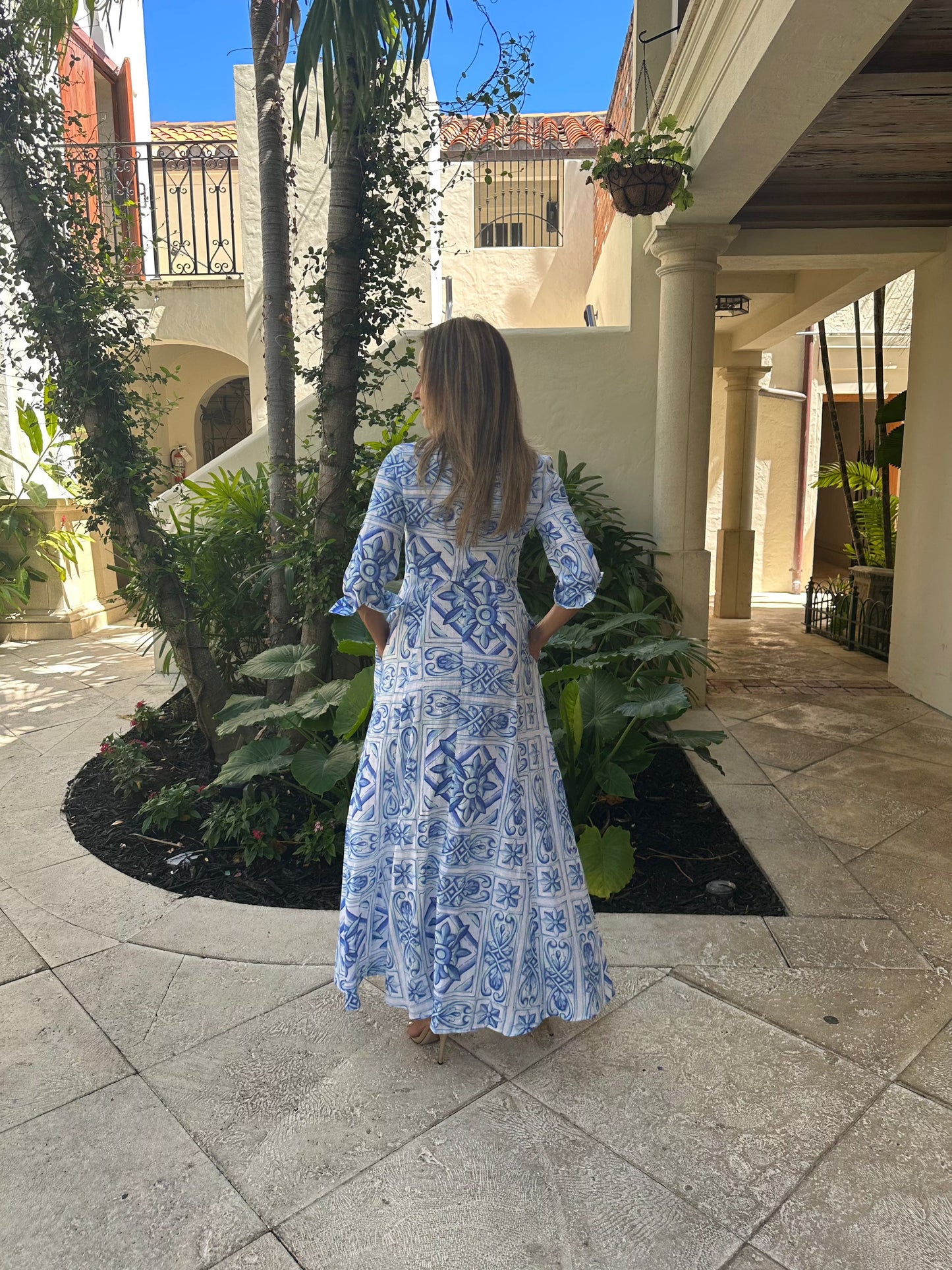 Shirt Dress New Linen Printed