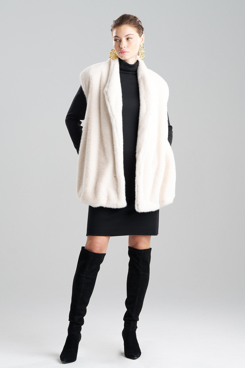 Faux Mink Vest