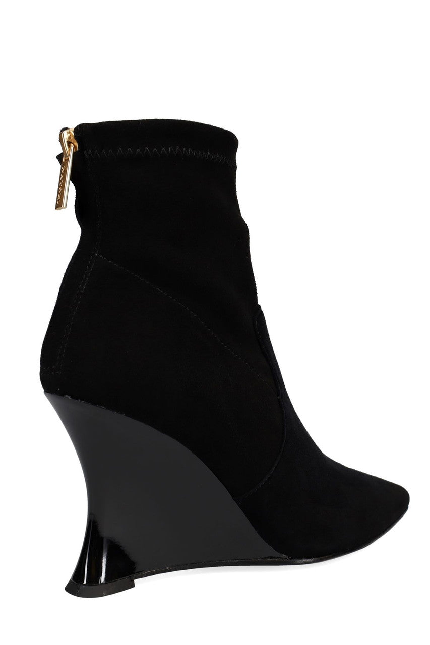 Neko Suede Wedge Ankle Boot