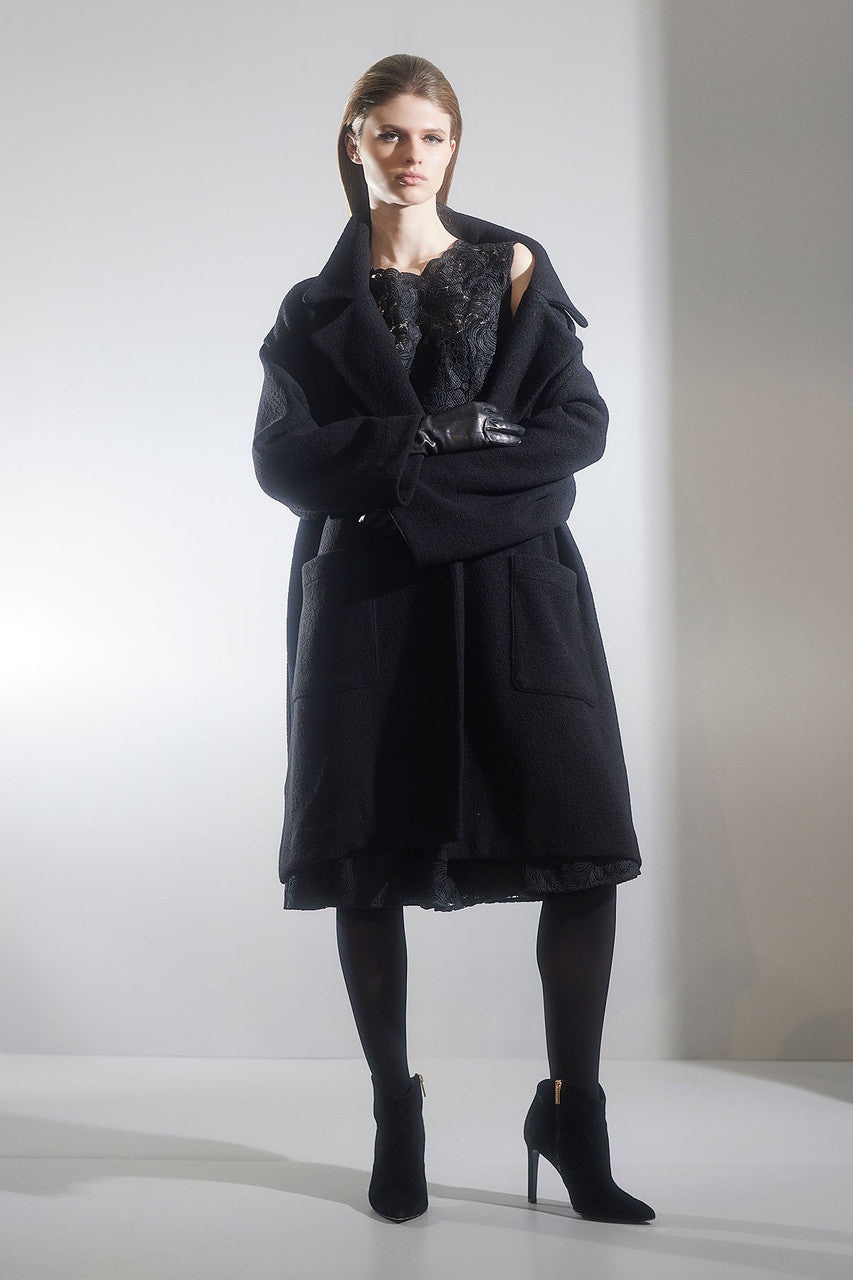 Boiled Wool Coat