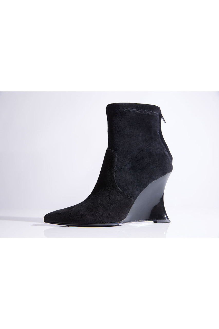 Neko Suede Wedge Ankle Boot