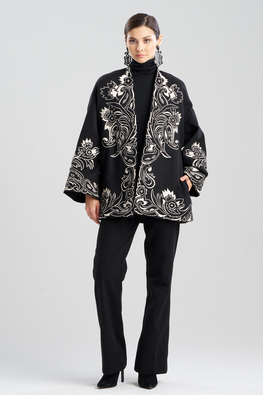 Felt Embroidered Coat