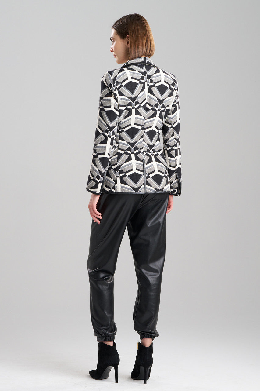 Yantra Notch Lapel Blazer