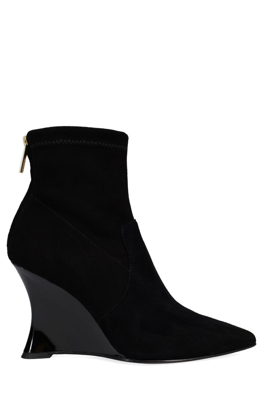 Neko Suede Wedge Ankle Boot