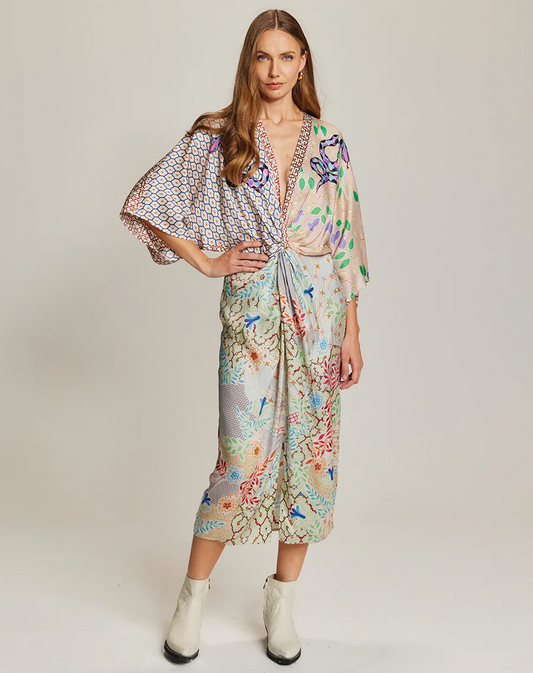 ME369 Camila Shipibo Twisted Dress