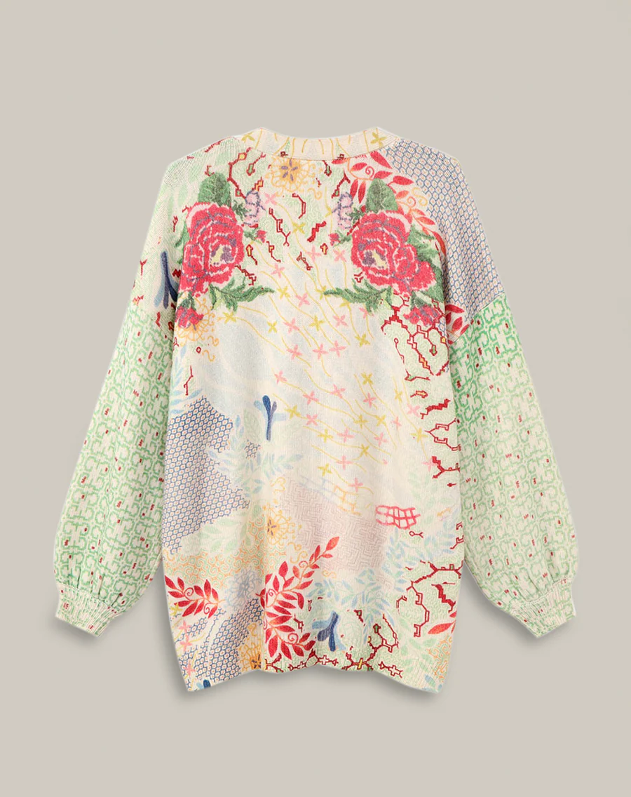 ME369 Liv Shipibo Printed Cardigan