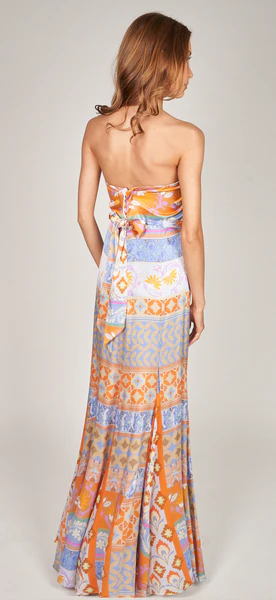 Paris Sirenuse Strapless Dress