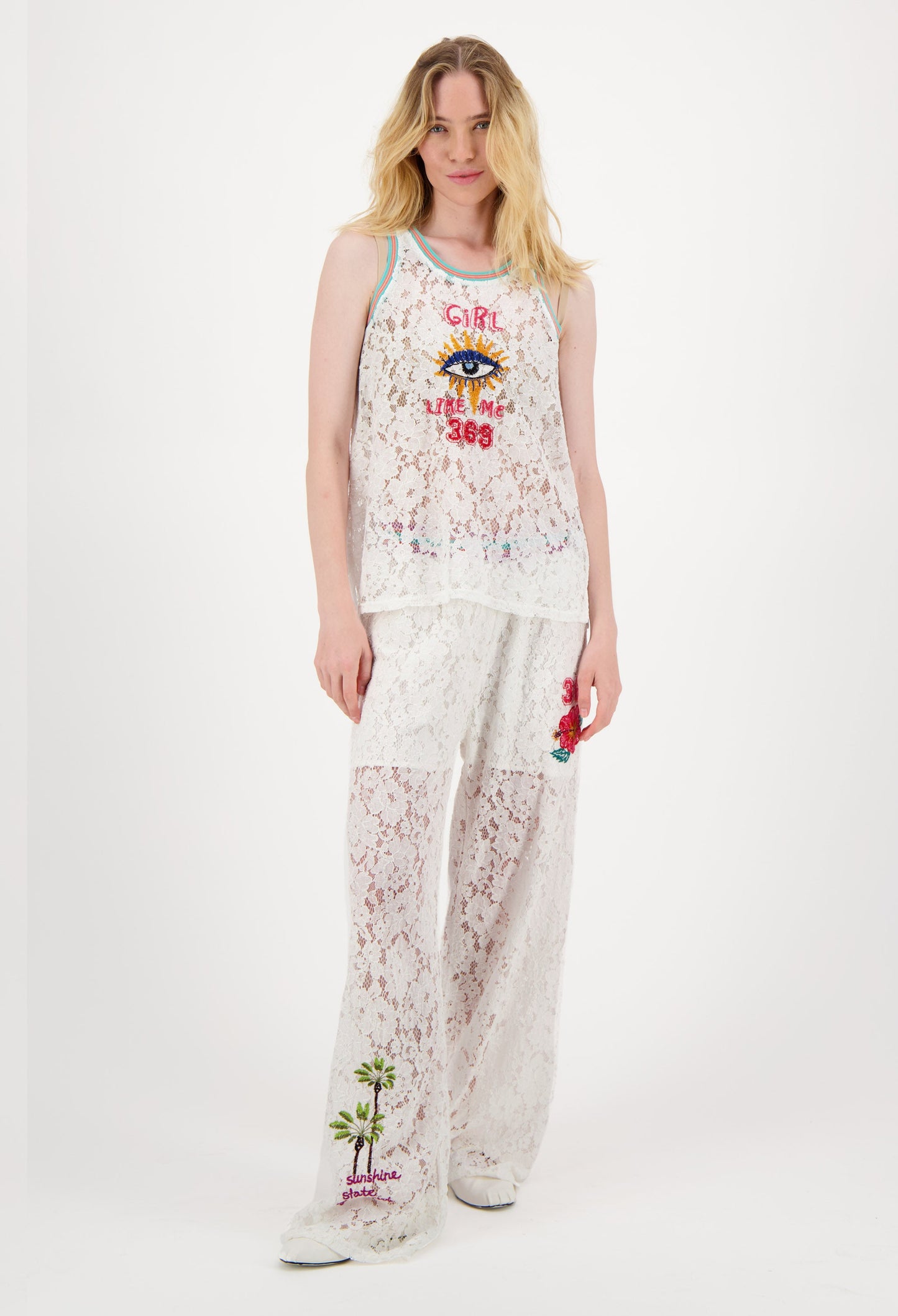 Me369 Maria Lace Tank Top