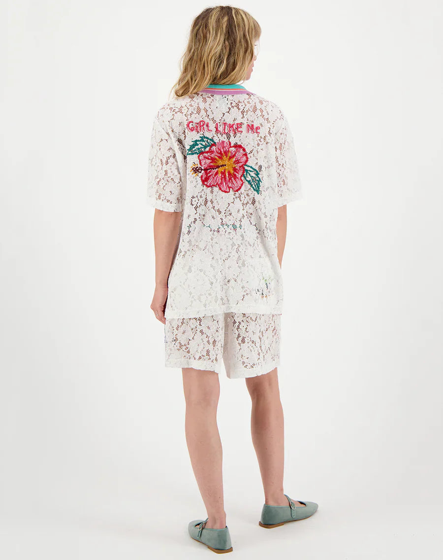 Me369 Sky Lace Shorts